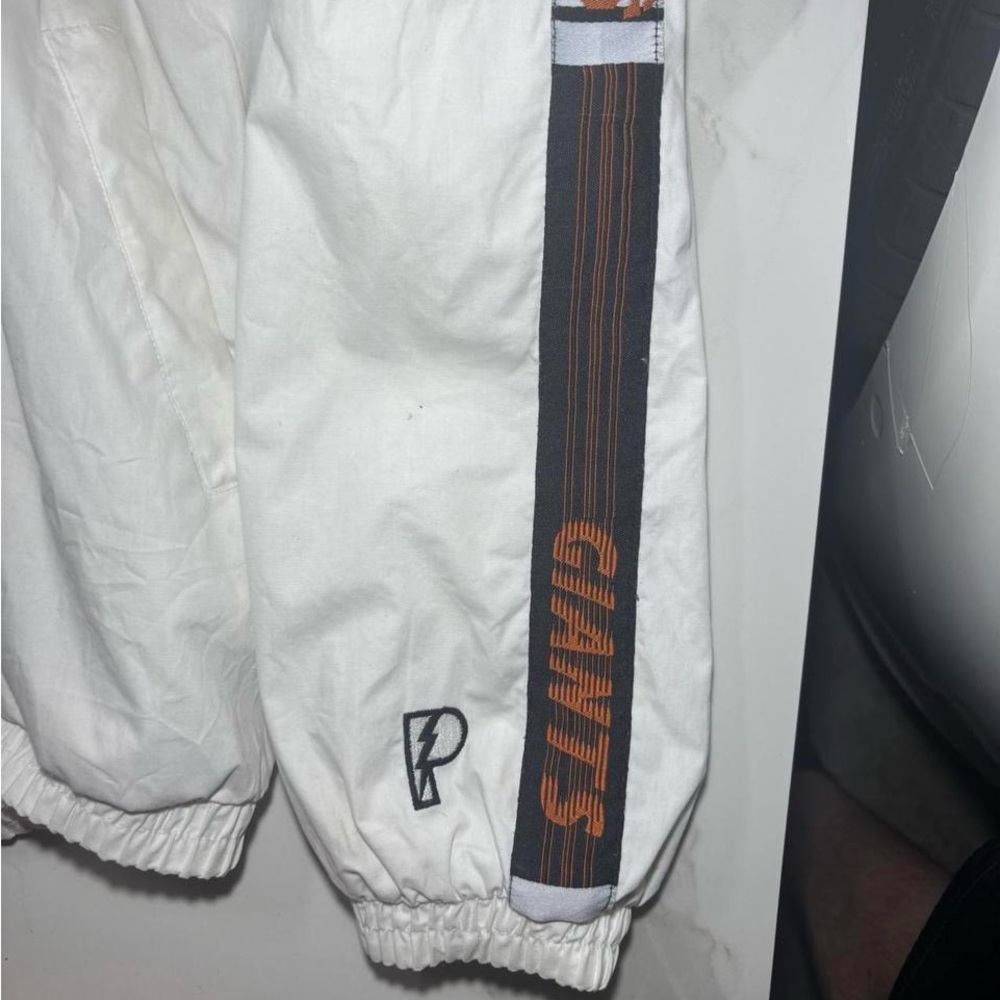 Vintage Y2K Pro Player White SF Giants Hooded Jacket - Picture 8 of 8